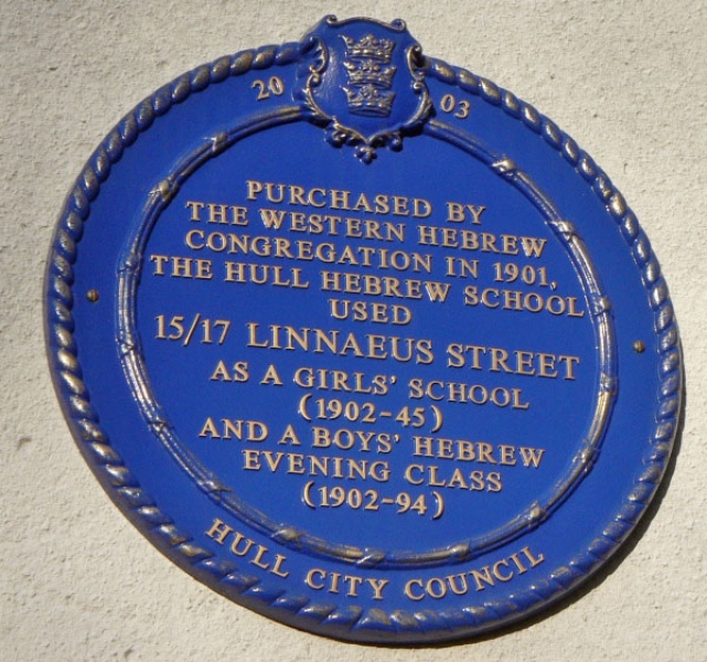 Linnaeus Street, plaque​.​